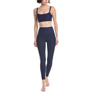 Phat Buddha Womens  2Pc Bra & Legging Set, Blue